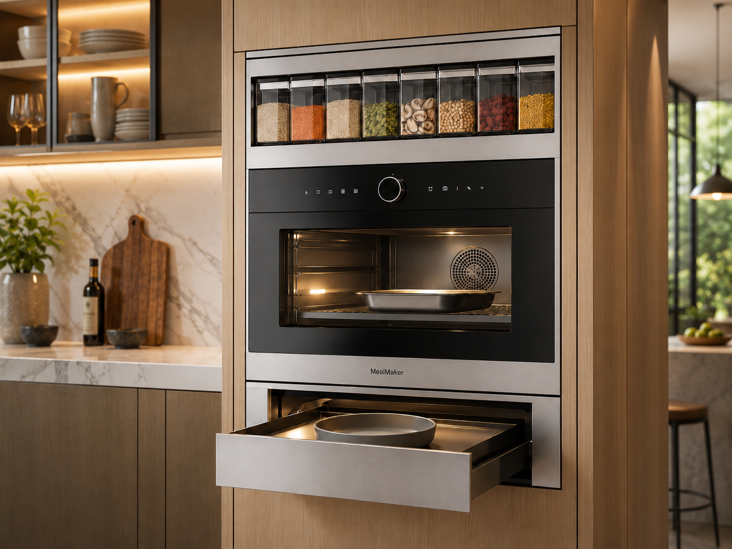 Alternate view of the MealMaker Built-In concept