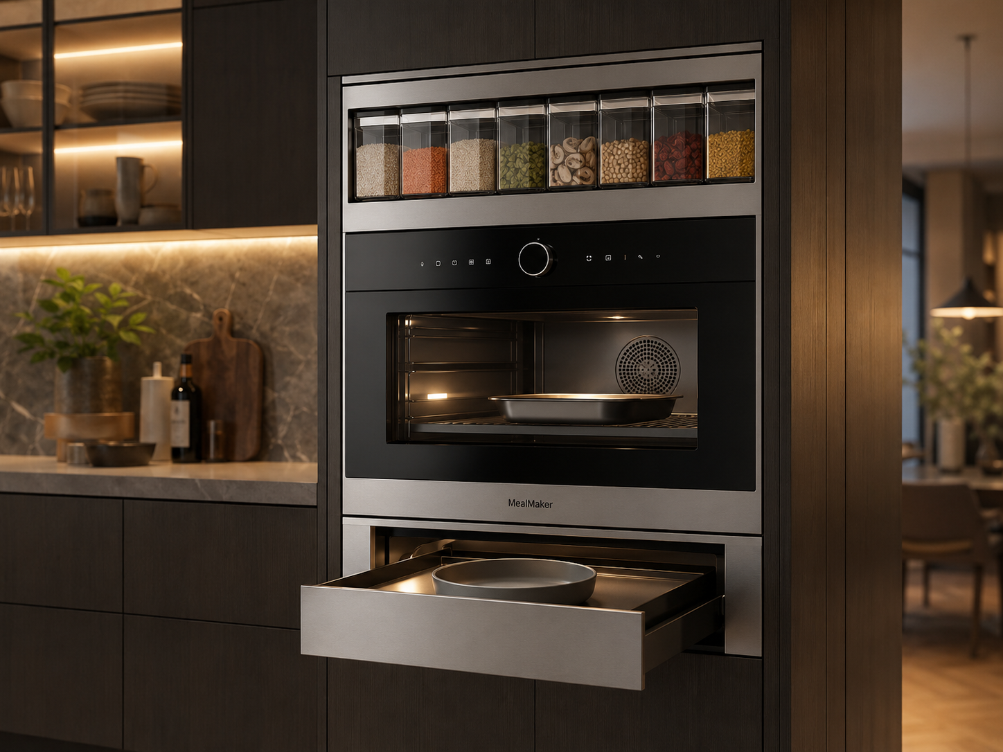 MealMaker Built-In concept in a modern kitchen